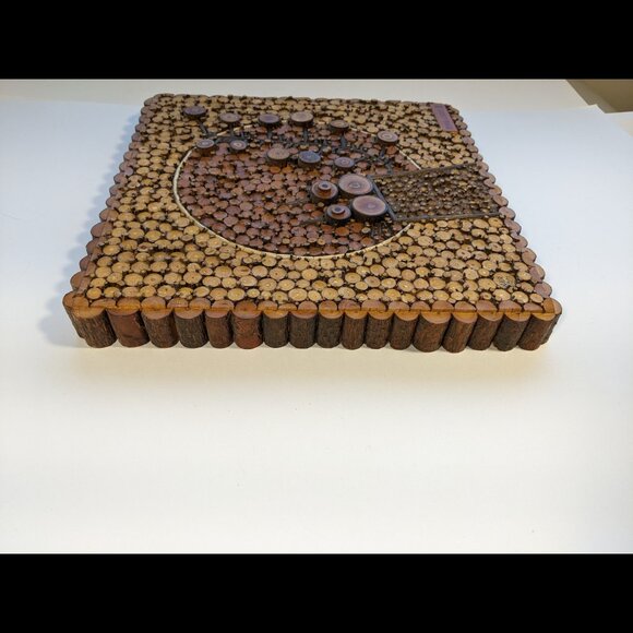 Modern Wall Art made of Branches & Twigs Mosaic Guizhou China government gift - Picture 7 of 9